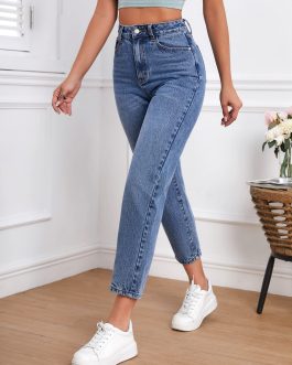 Vaquero cintura alta