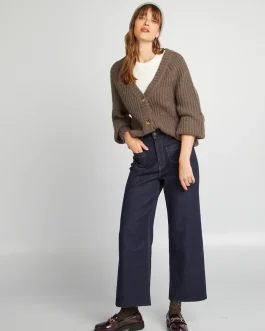 Chaqueta de punto grueso